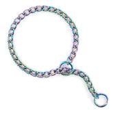 TSPRO collar de acero inoxidable con ajuste preciso para paseos seguros.