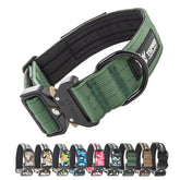 Collar TSPRO para perro con cierre rápido en verde, ideal para paseos diarios