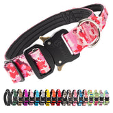 Collar TSPRO con manija tactico camo rosa para control seguro en paseos
