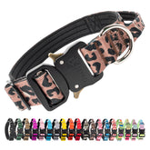 Collar táctico TSPRO con mango acolchado para control cómodo durante paseos.