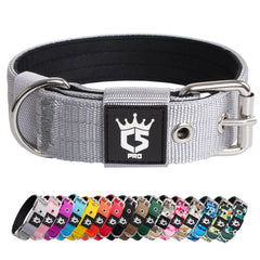 TSPRO collar táctico de 1,25 pulgadas de ancho para paseos seguros.