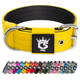 TSPRO collar táctico, ancho 1,5 pulgadas, amarillo, cómodo para paseos diarios.