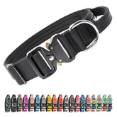 Collar táctico TSPRO con asa acolchada para paseos controlados y cómodos.