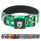 Collar táctico TSPRO con hebilla de metal y anilla en D para mayor control.