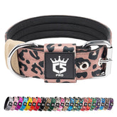 Collar táctico TSPRO Leopardo con ajuste de 4 puntos para mayor comodidad.
