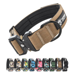 TSPRO collar táctico con panel de parches, ideal para personalizar y mejorar la visibilidad en paseos.