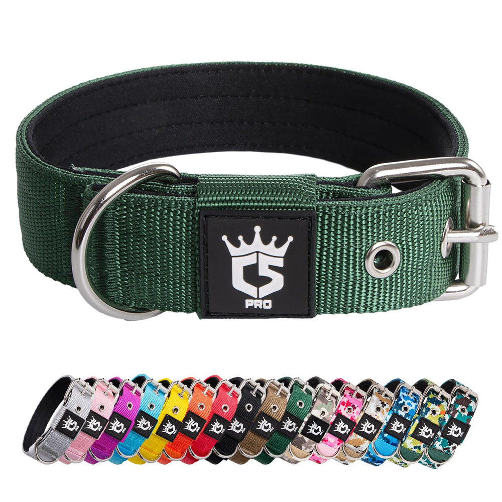 TSPRO collar táctico 1-25 pulgadas con ajuste de 4 puntos para comodidad.