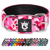 TSPRO collar táctico 1,5 pulg camuflaje rosa, ajuste cómodo para el día a día.
