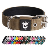 Collar táctico TSPRO con ancho de 125 mm y cierre metálico para seguridad diaria.
