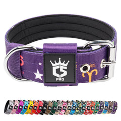 Collar táctico TSPRO para perros, ancho 1,5 pulgadas, ajuste cómodo y seguro