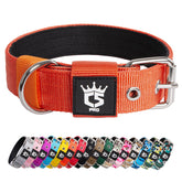 TSPRO collar táctico para perro naranja 1-25 pulgadas, ajuste cómodo para uso diario