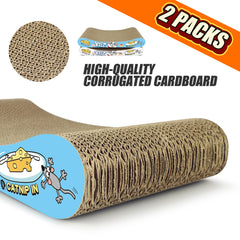 TTcat rascador de cartón corrugado resistente para garras afiladas