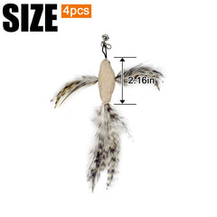 TTcat plumas-juguete-aves-simuladas ideales para sesiones interactivas seguras