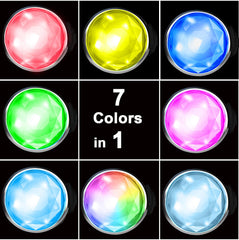 Luz Tubasion de perro en siete colores para destacarse durante paseos.