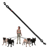 Accesorio bungee adicional de Tuff Pupper para perros medianos añade un perro extra en paseos.