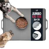 Tuff Pupper alfombrilla XXL para perros 36x24 sin derrames.