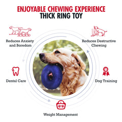 Tuff Pupper, anillo tug resistencia alta para perros activos.
