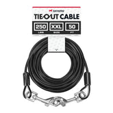 Tuff Pupper cable-amarre-perro-50-pies: libertad segura al aire libre
