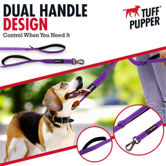 Carabina giratoria con bloqueo de Tuff Pupper para mayor seguridad.