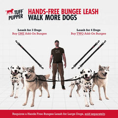 Clips de acero inoxidable de Tuff Pupper para conexión segura a la correa