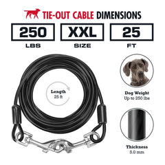 Tuff Pupper clips de acero inoxidable con giro 360 para evitar enredos.