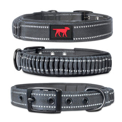 Collar Tuff Pupper con cierre inoxidable para mayor durabilidad y seguridad durante paseos