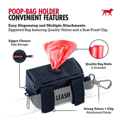 Diseño ligero de Tuff Pupper ideal para caminatas y viajes.