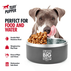 Tuff Pupper acero inoxidable 18-8, duradero y seguro para mascotas