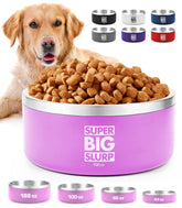 Tuff Pupper tazón grande 100oz para perros grandes, ideal para comidas abundantes