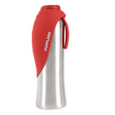 PupFlask de Tuff Pupper, botella de agua de 27 onzas para paseos cortos y largos.