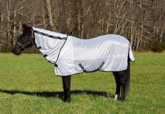 TuffRider protector de malla 78 blanco protegiendo contra insectos