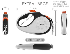 Mango antideslizante de TUG XL, agarre cómodo durante caminatas largas.