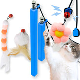 Turnipet varita magnética para gatos extendida, fomenta juego activo y movilidad.