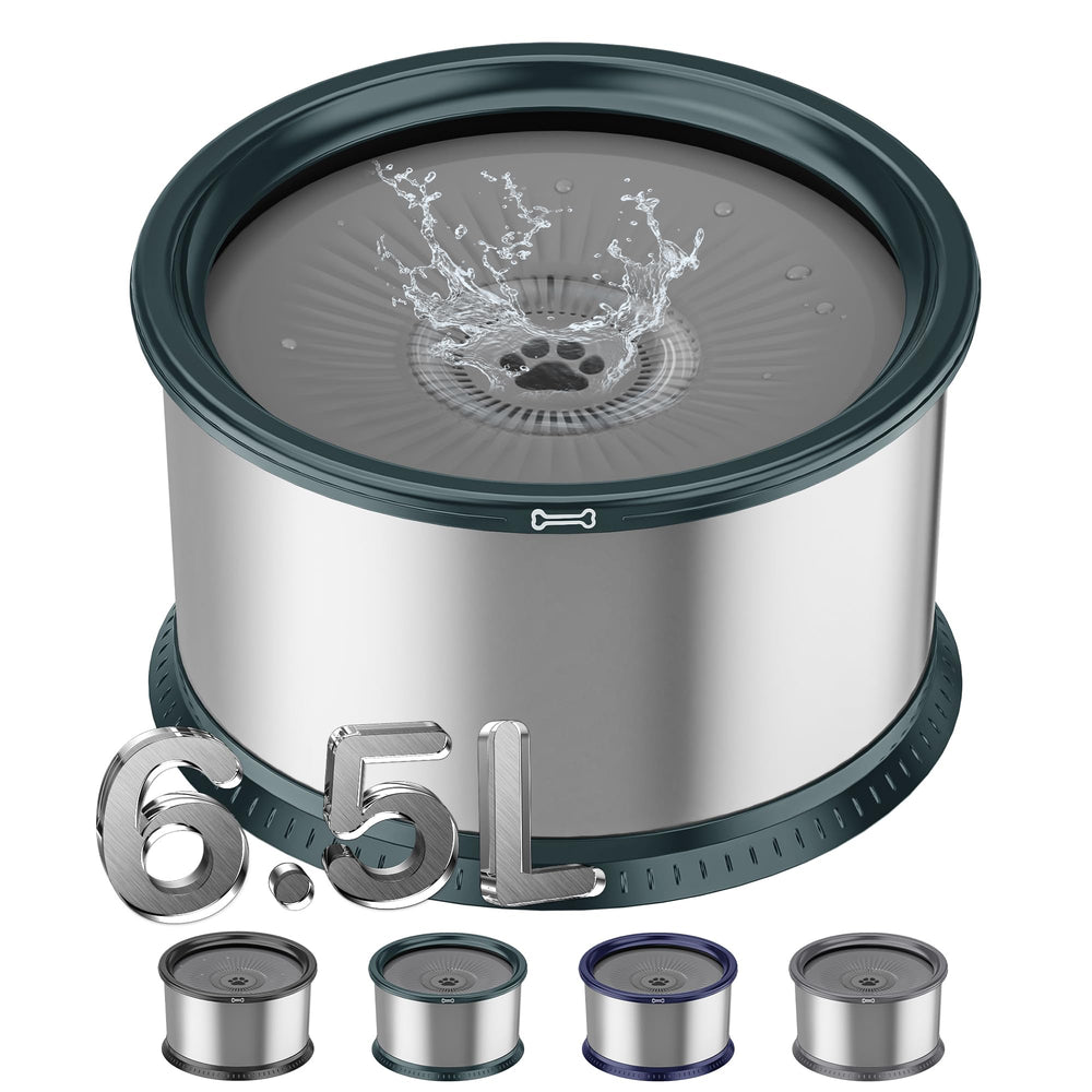 Twinsing tazón agua para perro grande con gran capacidad de 6,5L.