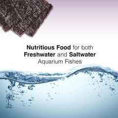 Two Little Fishies Sea Veg-Purple Seaweed, pedacitos listos para regímenes de alimentación.