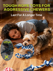 TwoEar cuerda-resistente-perro ideal para mordidas intensas y juego prolongado