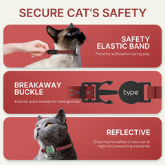 typecase collar gato microfibra impermeable confort y resistencia a humedad