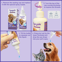 Tyuyuio limpieza ocular diaria para mantener ojos brillantes y saludables.