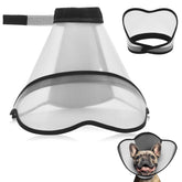 TZBEINN collar cono transparente desmontable facilita comer y beber sin quitarse por completo