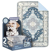 ULIGOTA almohadillas de entrenamiento 40x26 navy, suaves, lavables y absorbentes para interiores.