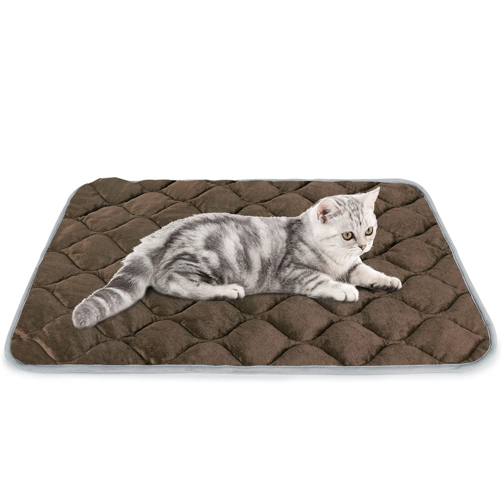 ULIGOTA cama auto calentante para gatos, calor suave para dormir en casa.
