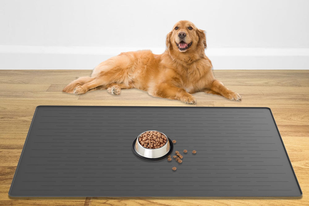 Mat de mascotas Ultibe con bordes elevados para evitar derrames