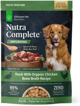 Nutra Complete Infusions de Ultimate Pet Nutrition: empaque 1lb para nutrición diaria sabrosa.