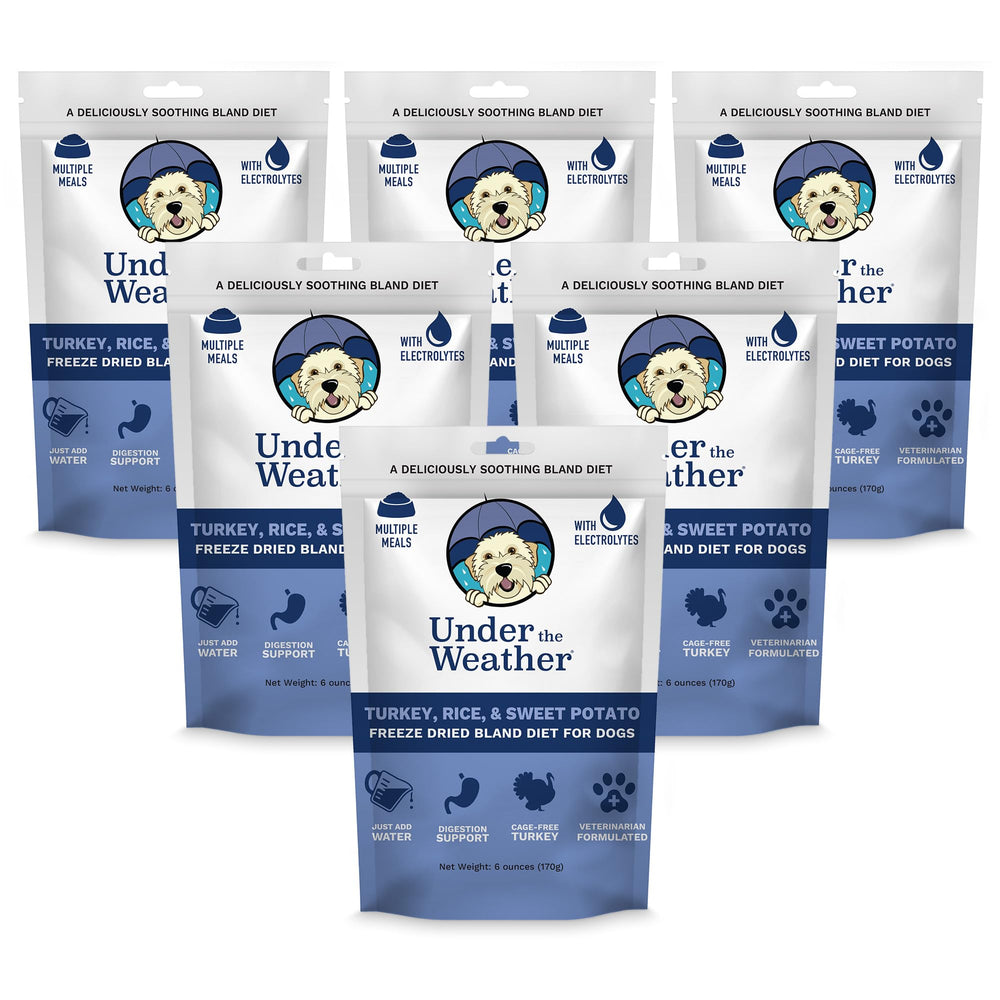 undertheweatherpet dieta-blanda para perro con arroz-pavo-boniato, apoya la digestión suave