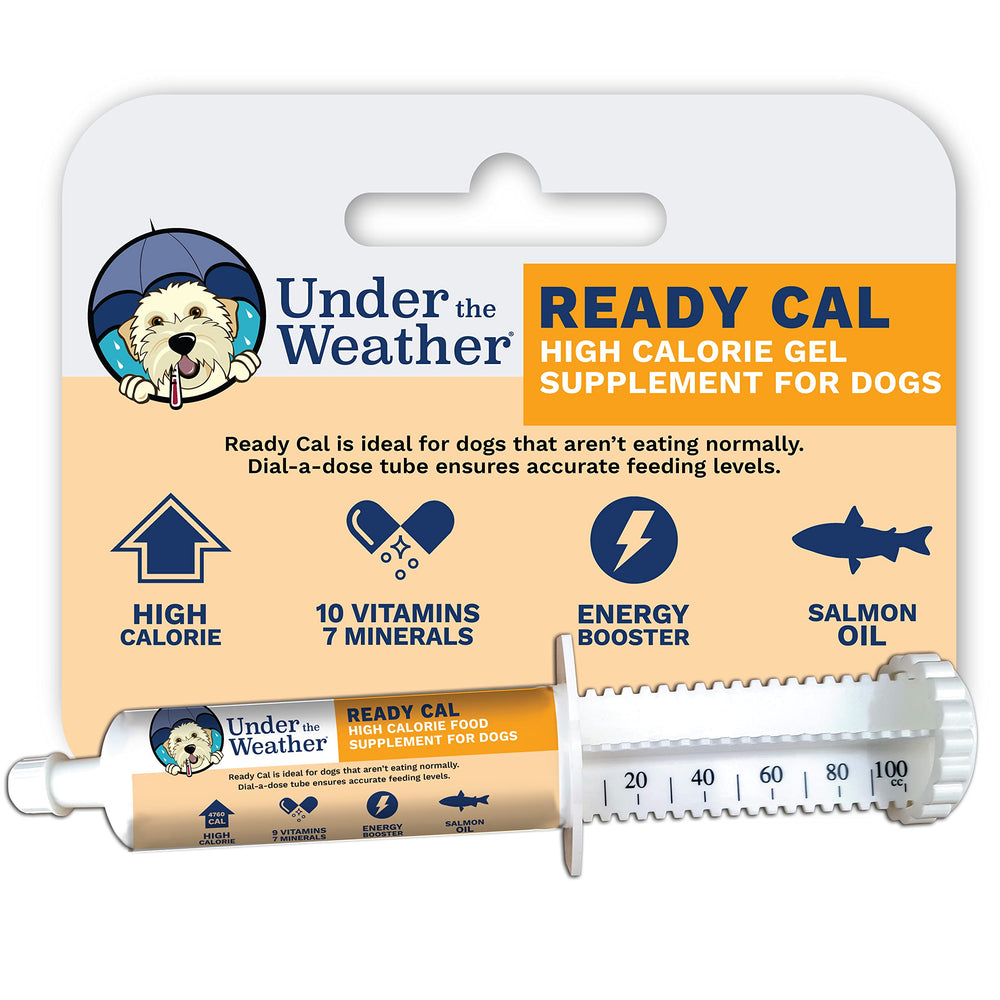 Undertheweatherpet ReadyCal: tubo-dosis 100cc para aumentar la ingesta del perro