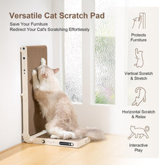 UniBlissy rasca-gato, dos caras para mayor durabilidad y variedad.