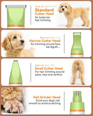 Unibono kit para perros con cabezas cortadoras desmontables para diferentes longitudes.