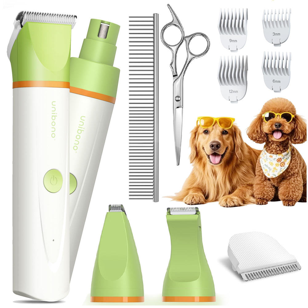 Kit de cuidado Unibono para perros con cuchilla cerámica titanio 40 mm para cortes precisos.