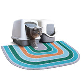 Alfombra Unicorn Catcher para arena de gato, gran captura y fácil limpieza