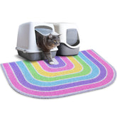 Alfombrilla Unicorn Catcher rectangular para arena de gato, atrapa la arena eficazmente.